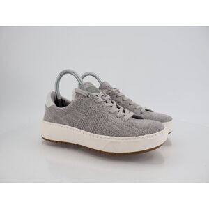 Sofft Waylyn Fashion Sneaker Size 6 Gray Knit Lace Up Platform Shoes